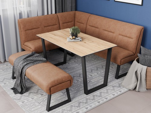 Cerutti corner bench tan - cerutti,