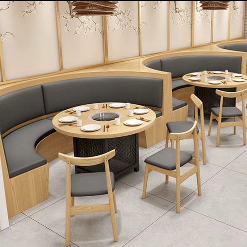 Restaurant booth seating - seating, set