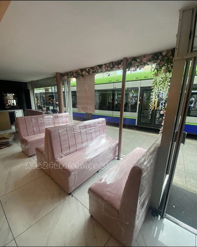 Restaurant booth seating set - seating,